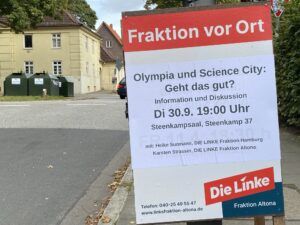 Mehr über den Artikel erfahren Olympia und Science City: Geht das gut?